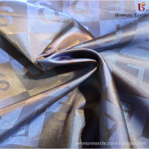 Hot Sale Polyester/Viscose Jacquard Fabric/ Jacquard with Two-Tone Lining Fabric